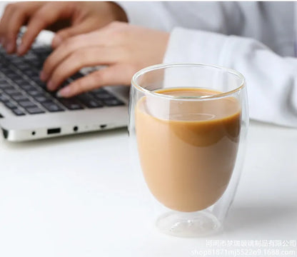 Double Wall Glass Cup 450 - 650 ml