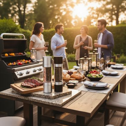 Salt and Pepper Manual Stainless Grinder