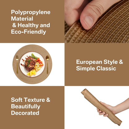 Round Braided Placemats
