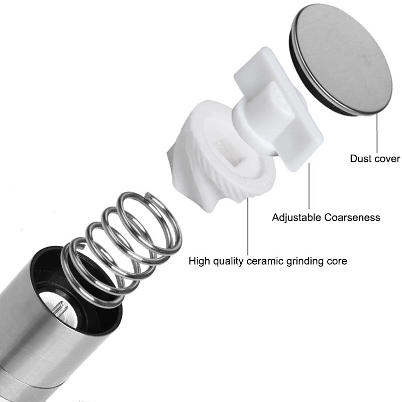 Salt and Pepper Manual Stainless Grinder