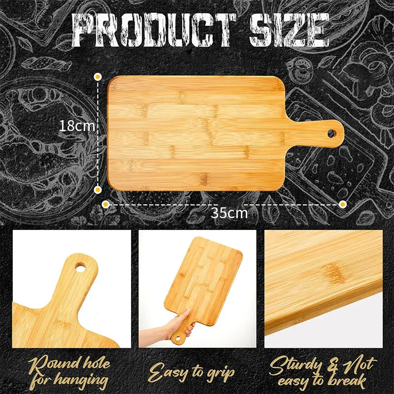 Bamboo Cutting Board with Handle