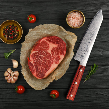 Chef Knife Wood Handle