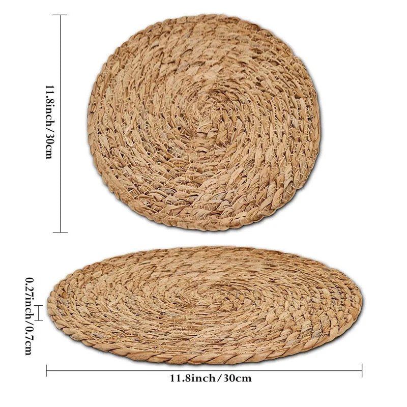 Round Rattan Placemats