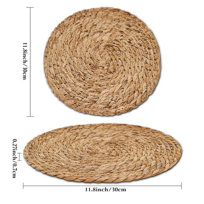 Round Rattan Placemats