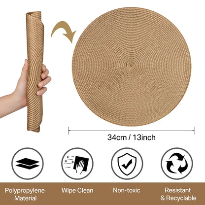 Round Braided Placemats
